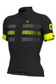ALÉ Cycling short sleeve jersey - STRADA - black/yellow