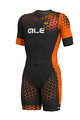 ALÉ Cycling overal - RUSH - black/orange