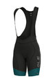 ALÉ Cycling bib shorts - MASTER LADY - black/blue