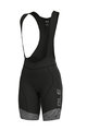 ALÉ Cycling bib shorts - MASTER LADY - white/black