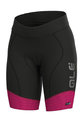 ALÉ Cycling shorts without bib - MASTER LADY - black/pink