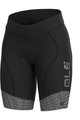ALÉ Cycling shorts without bib - MASTER LADY - white/black
