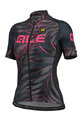 ALÉ Cycling short sleeve jersey - SUNSET LADY - black/pink