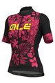 ALÉ Cycling short sleeve jersey - SARTANA LADY  - pink/black