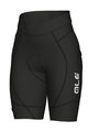 ALÉ Cycling shorts without bib - AGONISTA 2 LADY - black/white