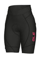 ALÉ Cycling shorts without bib - AGONISTA 2 LADY - black/pink