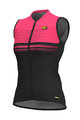 ALÉ Cycling sleeveless jersey - SLIDE LADY  - black/pink