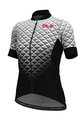 ALÉ Cycling short sleeve jersey - HEXA LADY  - white/black