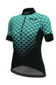 ALÉ Cycling short sleeve jersey - HEXA LADY  - black/blue