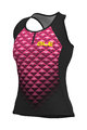 ALÉ Cycling sleeveless jersey - HEXA LADY - black/pink
