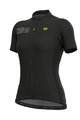 ALÉ Cycling short sleeve jersey - COLOR BLOCK LADY - black