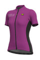 ALÉ Cycling short sleeve jersey - COLOR BLOCK LADY - purple