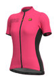 ALÉ Cycling short sleeve jersey - COLOR BLOCK LADY - pink