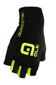 ALÉ Cycling fingerless gloves - VELOCISSIMO  - yellow/black