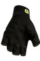 Alé Cycling fingerless gloves - VELOCISSIMO  - black/yellow