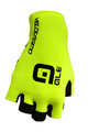 ALÉ Cycling fingerless gloves - VELOCISSIMO  - black/yellow