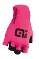 Alé Cycling fingerless gloves - VELOCISSIMO  - black/pink