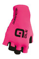 ALÉ Cycling fingerless gloves - VELOCISSIMO  - black/pink