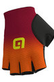 ALÉ Cycling fingerless gloves - MESH  - red/orange