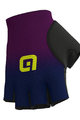 ALÉ Cycling fingerless gloves - MESH  - blue/purple