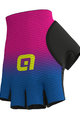 ALÉ Cycling fingerless gloves - MESH  - blue/pink