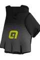 ALÉ Cycling fingerless gloves - DOTS  - black/grey