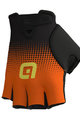 ALÉ Cycling fingerless gloves - DOTS  - black/orange