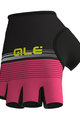 ALÉ Cycling fingerless gloves - CLASSICHE DEL NORD - pink/black