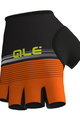 ALÉ Cycling fingerless gloves - CLASSICHE DEL NORD - orange/black