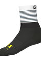 ALÉ Cyclingclassic socks - PIUMA  - white/black
