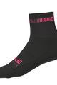 ALÉ Cyclingclassic socks - LOGO Q-SKIN  - black/pink