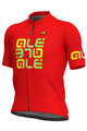 ALÉ Cycling short sleeve jersey - MIRROR - red