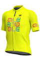 ALÉ Cycling short sleeve jersey - MIRROR - yellow