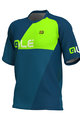 ALÉ Cycling short sleeve jersey - RAMPAGE MTB - blue/green