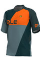 ALÉ Cycling short sleeve jersey - RAMPAGE MTB - grey/orange