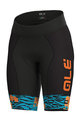 ALÉ Cycling shorts without bib - SAVANA LADY  - black/blue/orange