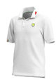 ALÉ Cycling short sleeve t-shirt - POLO  - white