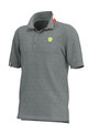 ALÉ Cycling short sleeve t-shirt - POLO - grey