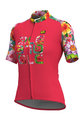 ALÉ Cycling short sleeve jersey - LAB FLOWER LADY - pink