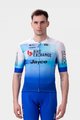 ALÉ Cycling short sleeve jersey - BIKE EXCHANGE 2022 - white/blue