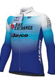 ALÉ Cycling winter long sleeve jersey - BIKE EXCHANGE 2022 - blue/white