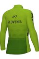 ALÉ Cycling winter long sleeve jersey - SLOVENIA NATIONAL 22 - green