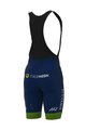 ALÉ Cycling bib shorts - SLOVENIA NATIONAL 22 - blue/green