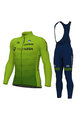 ALÉ Cycling winter set - SLOVENIA NATIONAL 22 - blue/green