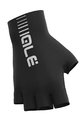 ALÉ Cycling fingerless gloves - SUNSELECT CRONO - black/white