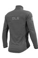 ALÉ Cycling windproof jacket - REFLECTIVE - black