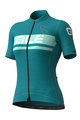 ALÉ Cycling short sleeve jersey - CRYSTAL LADY - turquoise