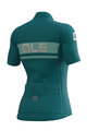 ALÉ Cycling short sleeve jersey - CRYSTAL LADY - turquoise