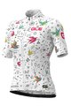 ALÉ Cycling short sleeve jersey - VERSILIA LADY - white