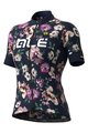 ALÉ Cycling short sleeve jersey - FIORI LADY - blue